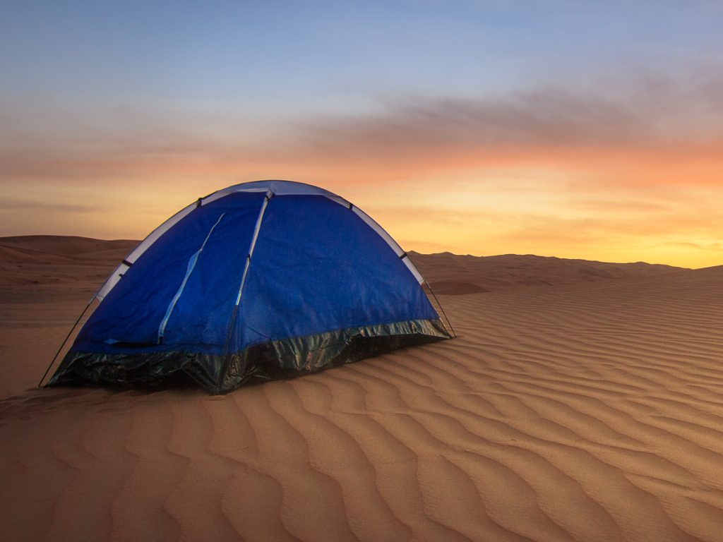 Free things to do in Dubai with Kids: Desert Camping