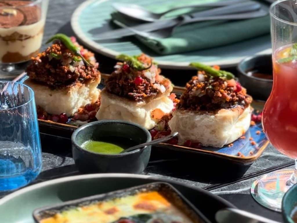 Keema chili pav at Rohini by Little Miss India