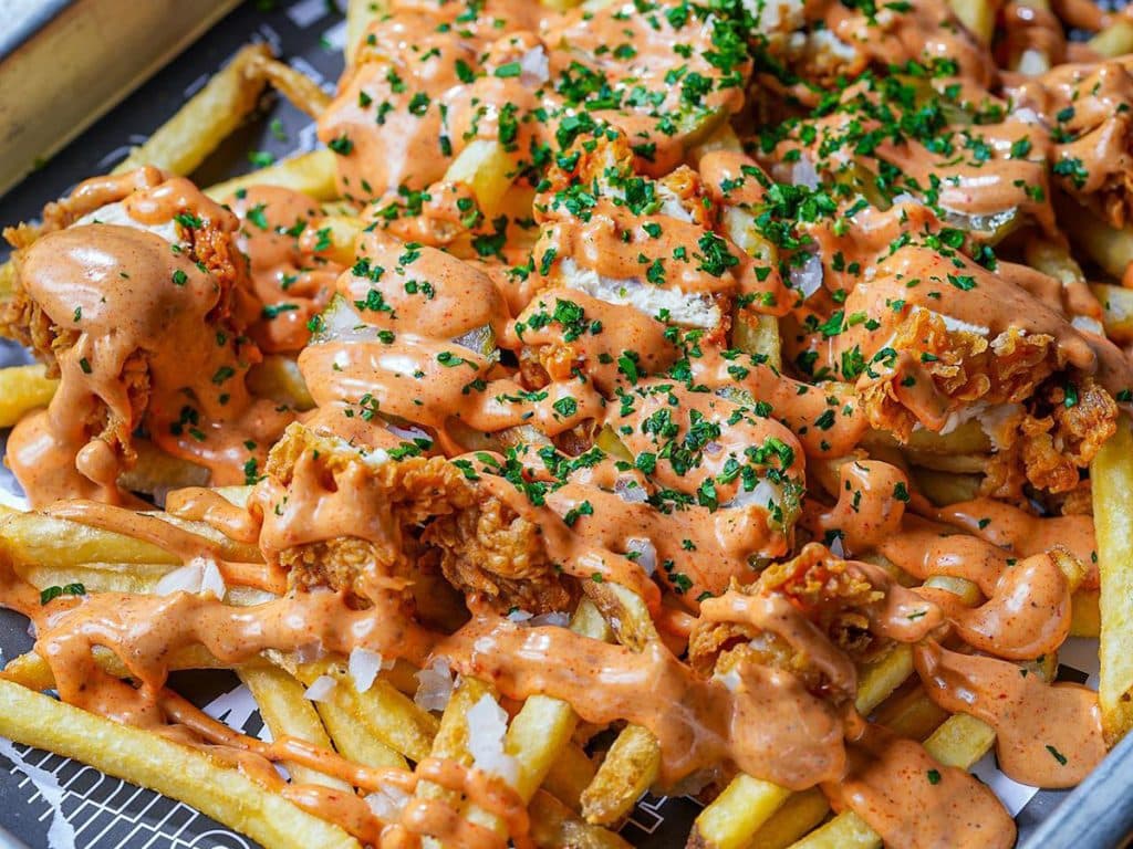 Loaded Fries at SLAW
