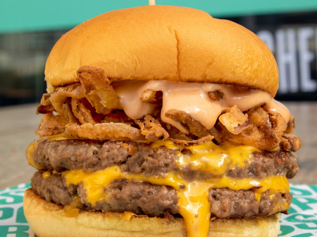 Pickl’s Double Cheeseburger